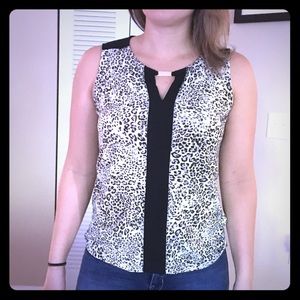 Cheetah print top